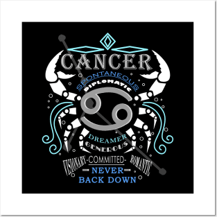 CANCER Posters and Art